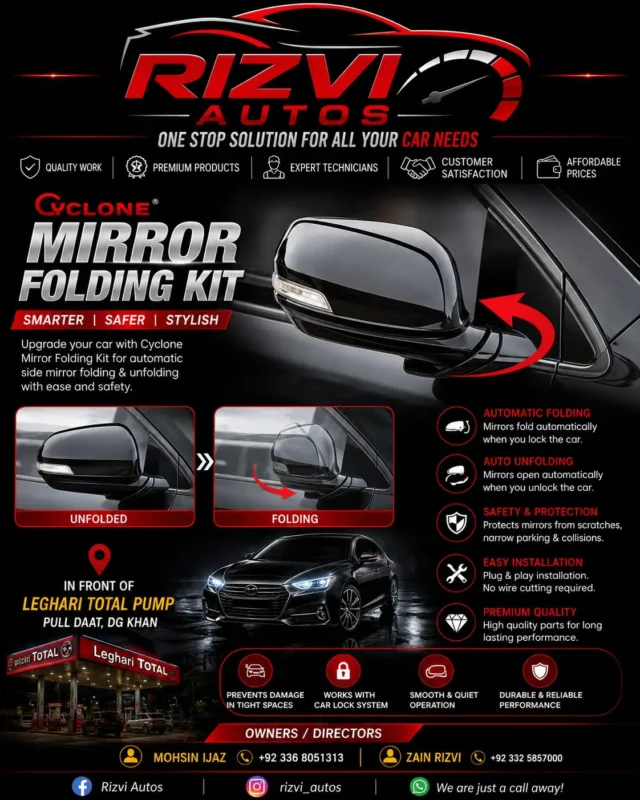 Mirror Folding Kit